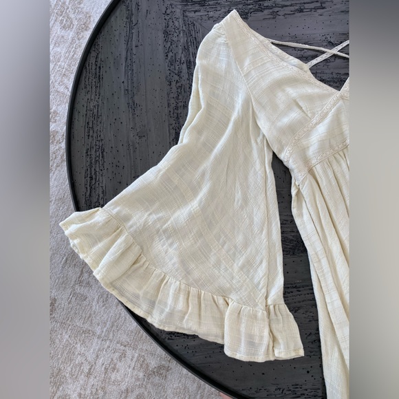 Free people boho long sleeve dress, size small. Like new - Picture 6 of 7